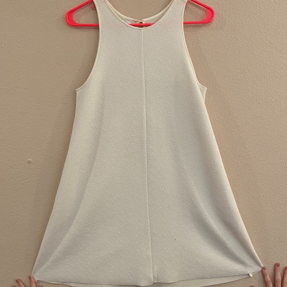 Bishop + Young White Tank Top Mini Dress